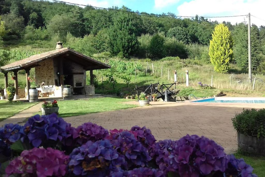 Caserio Vasco Con Piscina Y Barbacoa Orozko Εξωτερικό φωτογραφία