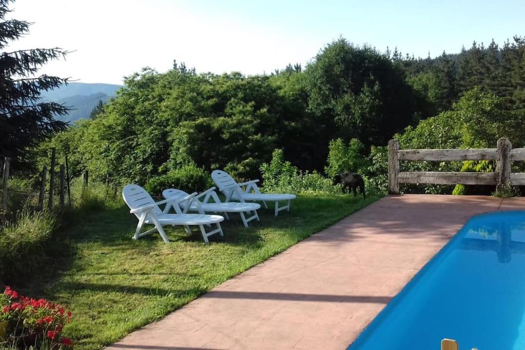 Caserio Vasco Con Piscina Y Barbacoa Orozko Εξωτερικό φωτογραφία