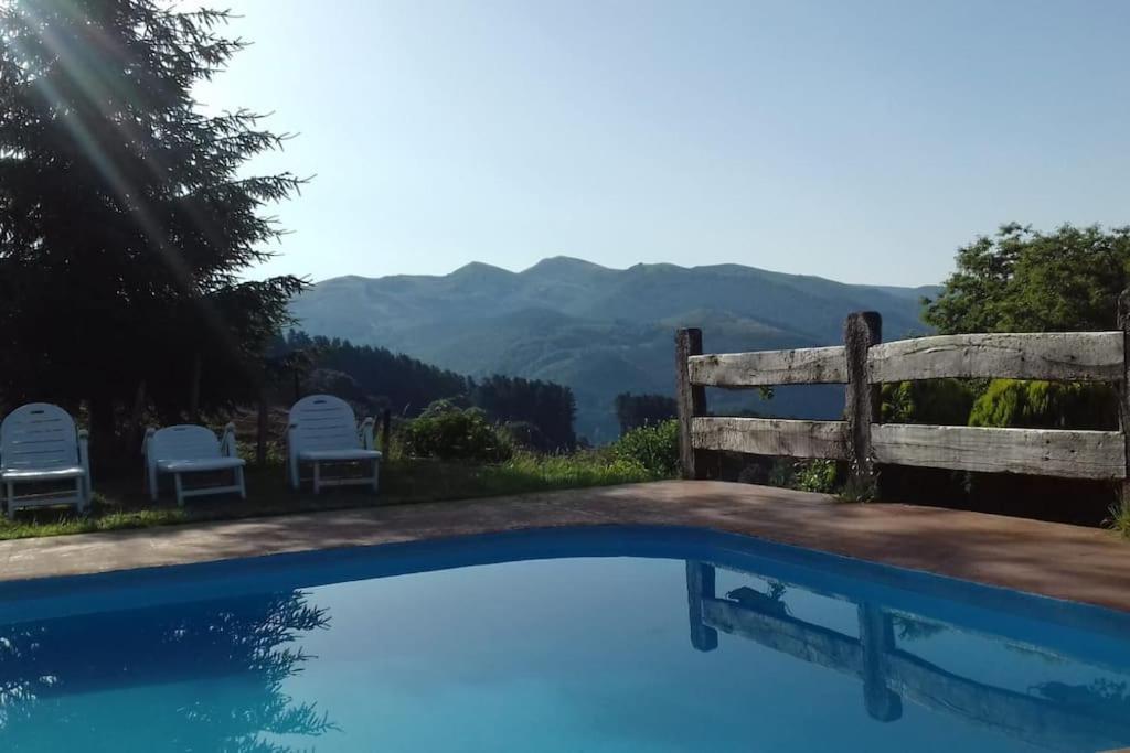 Caserio Vasco Con Piscina Y Barbacoa Orozko Εξωτερικό φωτογραφία